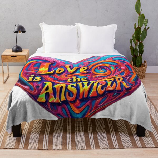 Item preview, love is the Answer Heart Design designed and sold by DukeGroovy.