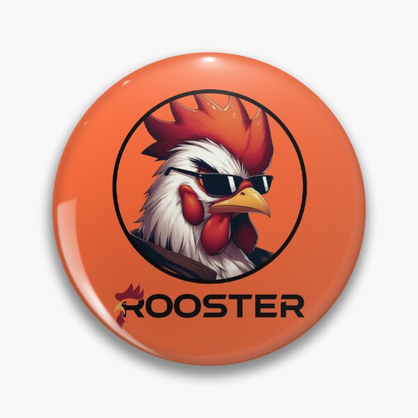 Item preview, ROOSTER - #FF6633 designed and sold by Marlon Oseguera.