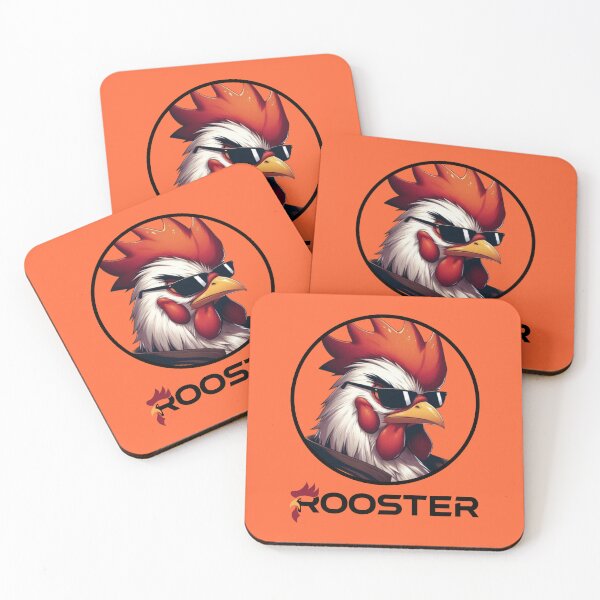 Item preview, ROOSTER - #FF6633 designed and sold by Marlon Oseguera.