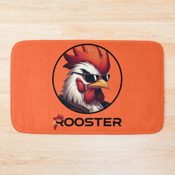 Item preview, ROOSTER - #FF6633 designed and sold by Marlon Oseguera.