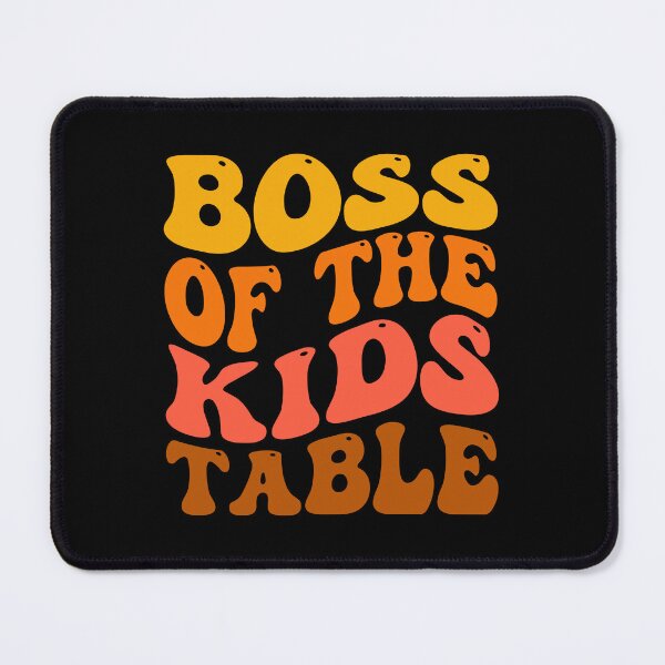 Item preview, Thanksgiving for kids Boss of the Kids Table Groovy Thanksgiving designed and sold by CORJIDOG-ART.