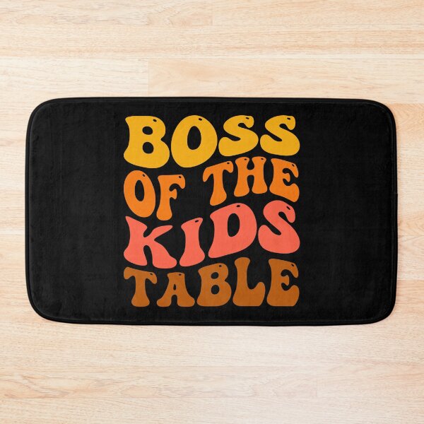 Item preview, Thanksgiving for kids Boss of the Kids Table Groovy Thanksgiving designed and sold by CORJIDOG-ART.