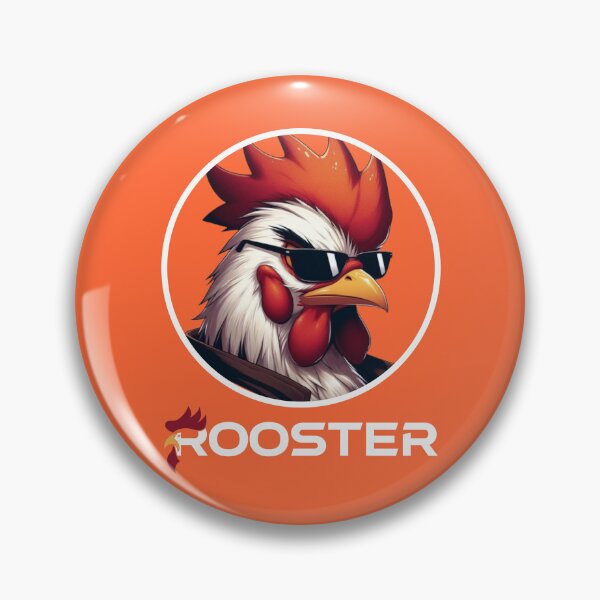 Item preview, ROOSTER - #FF6633 designed and sold by Marlon Oseguera.