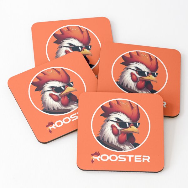 Item preview, ROOSTER - #FF6633 designed and sold by Marlon Oseguera.