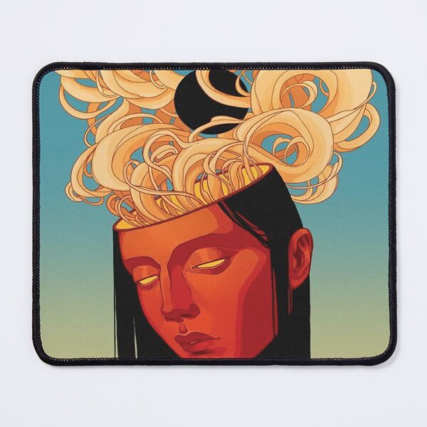Item preview, Meditative Curlesque Portrait	 designed and sold by DernunDesdw.