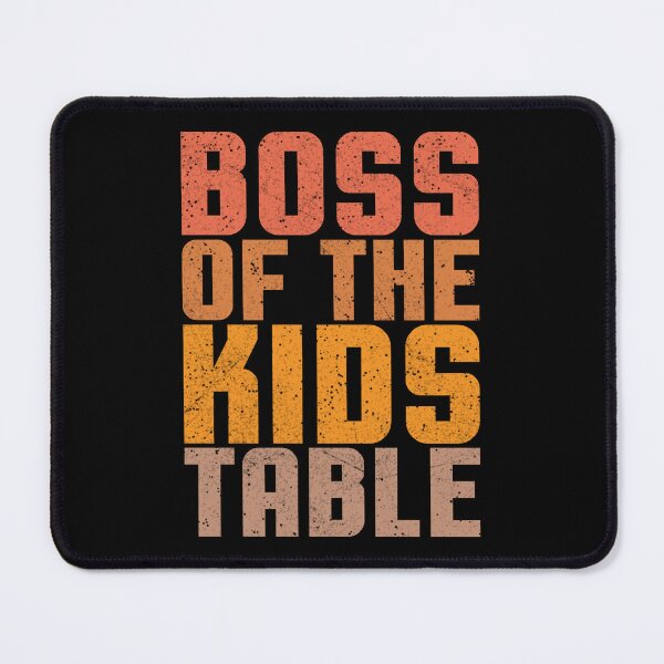 Item preview, Thanksgiving for kids Boss of the Kids Table Groovy Thanksgiving designed and sold by CORJIDOG-ART.