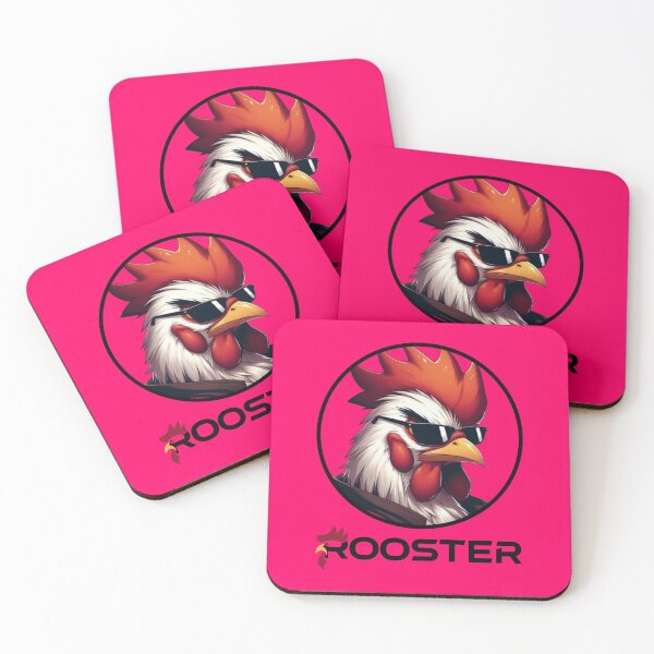 Item preview, ROOSTER - #FF0066-B designed and sold by Marlon Oseguera.