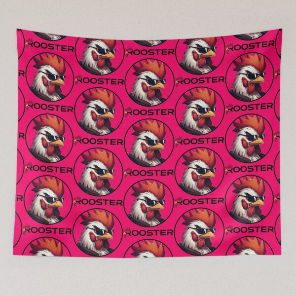 Item preview, ROOSTER - #FF0066-B designed and sold by Marlon Oseguera.