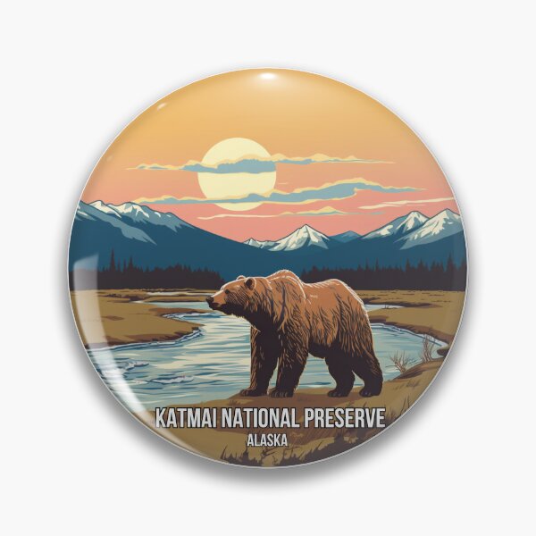 Item preview, Katmai National Preserve (Alaska) designed and sold by digitalcupids.