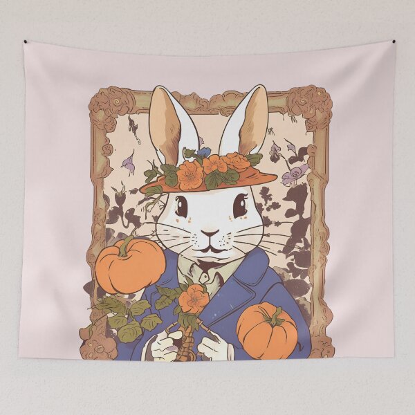 Item preview, Flemish Giant Rabbit Bunny in Halloween Season designed and sold by wigobun.