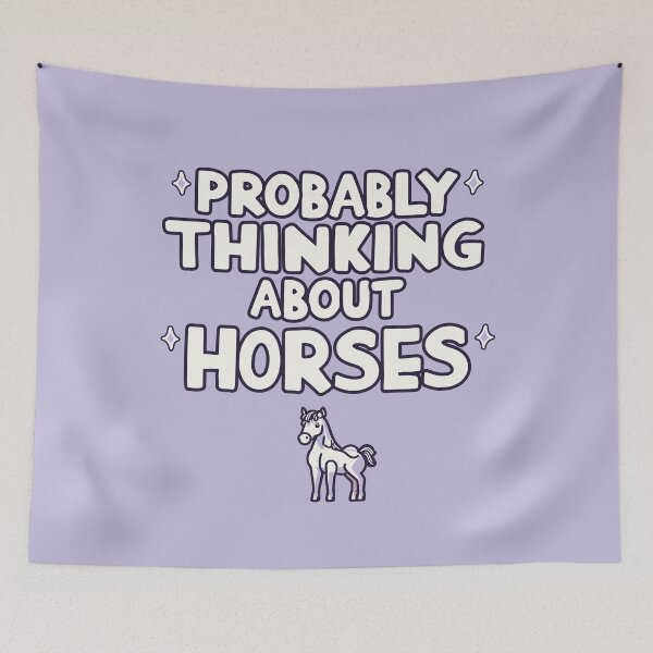 Item preview, Probably thinking about Horses designed and sold by thegirlyshoppe.