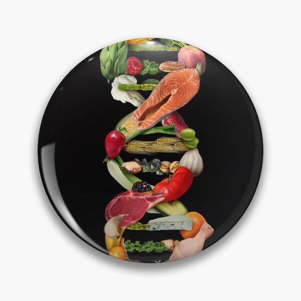Item preview, Food science and Dietitian or nutritionist symbol as a DNA strand representing nutrition designed and sold by lightidea.