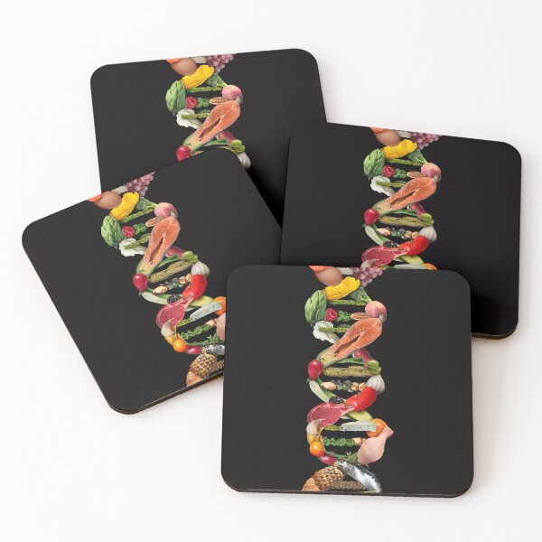 Item preview, Food science and Dietitian or nutritionist symbol as a DNA strand representing nutrition designed and sold by lightidea.