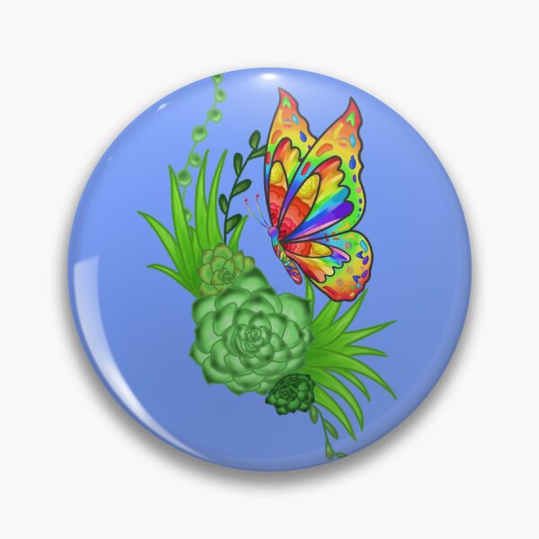 Item preview, Rainbow butterfly designed and sold by LieutenantAmoo.