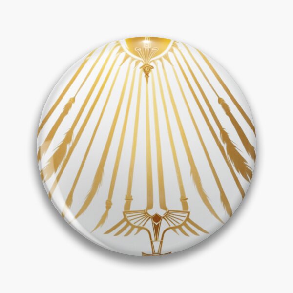 Item preview, sun with rays coming out of it with a golden cross on a white background designed and sold by Enga6.
