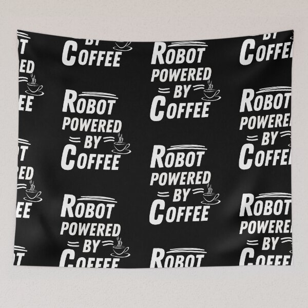 Item preview, Robot powered by coffee designed and sold by annoying-shirts.