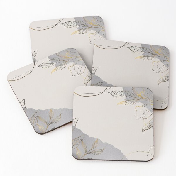 Item preview, minimalist flower and botanical leaves designed and sold by ururuty.