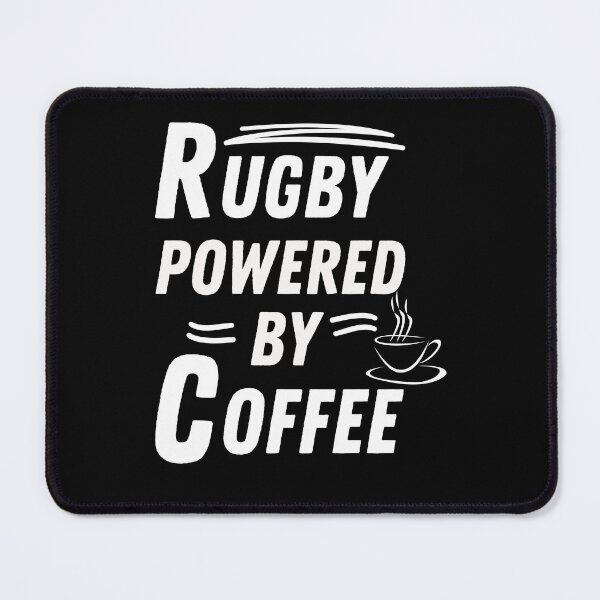 Item preview, Rugby powered by coffee designed and sold by annoying-shirts.