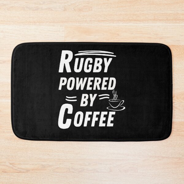 Item preview, Rugby powered by coffee designed and sold by annoying-shirts.