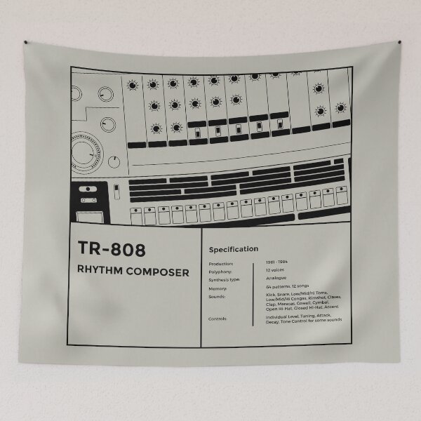 Item preview, 808 Drum Machine for Dawless Beatmaker and Musician designed and sold by AtomicMalibu.