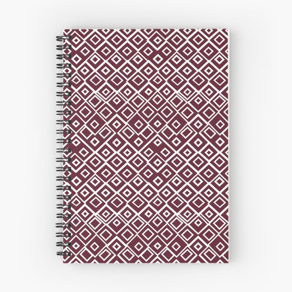 Item preview, Quaelvira - Burgundy square pattern (3/8) designed and sold by sabantha.
