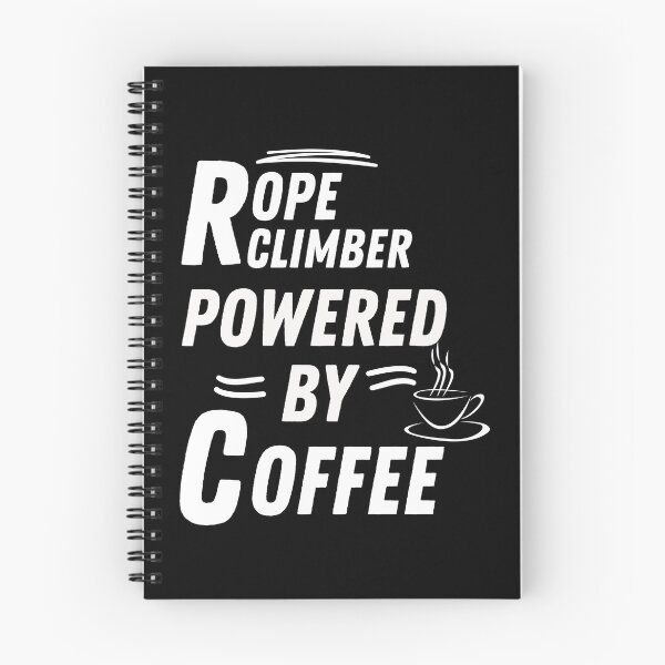 Item preview, Rope climber powered by coffee designed and sold by annoying-shirts.