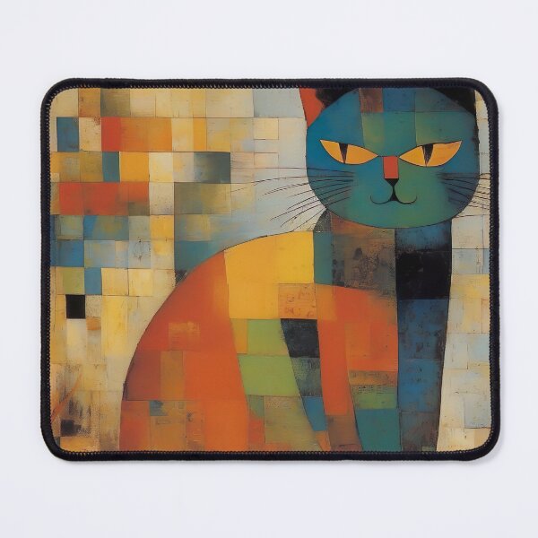 Item preview, Abstract Cat Painting Paul Klee Artistic Influence designed and sold by Tamas Das.