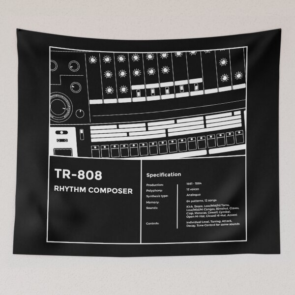 Item preview, 808 Drum Machine for Dawless Beatmaker and Musician designed and sold by AtomicMalibu.
