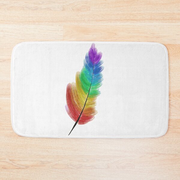 Item preview, Rainbow Pride Feather designed and sold by VioletsforRoses.