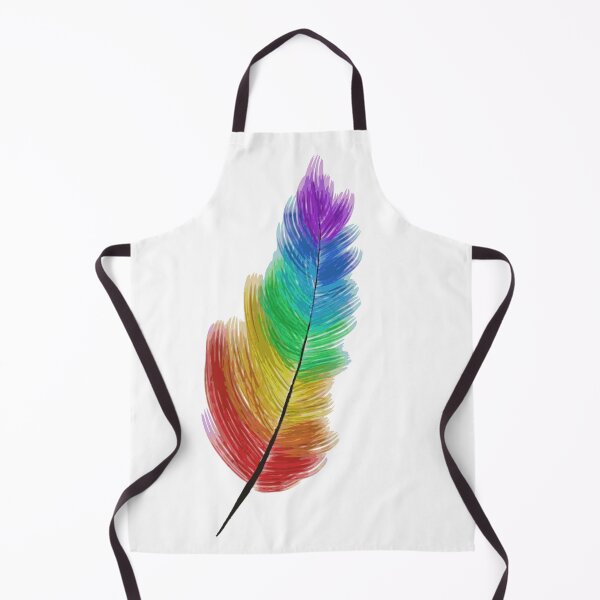 Item preview, Rainbow Pride Feather designed and sold by VioletsforRoses.