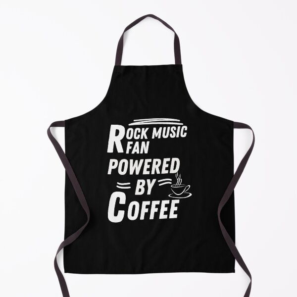 Item preview, Rock music fan powered by coffee designed and sold by annoying-shirts.