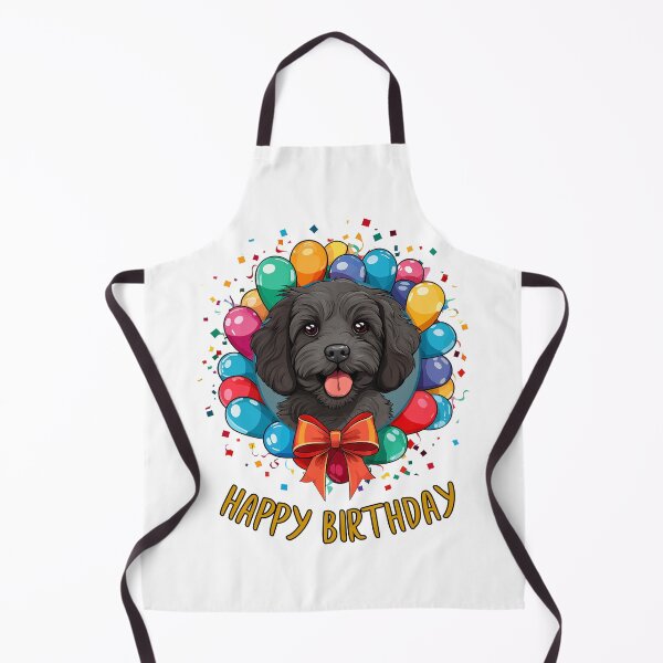 Item preview, Birthday Cavapoo Dog - Black - Happy Birthday! designed and sold by wotsthis.