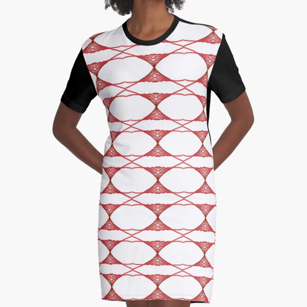 Tracery, garniture, symmetry, reiteration, repetition, repeat, recurrence, iteration Graphic T-Shirt Dress