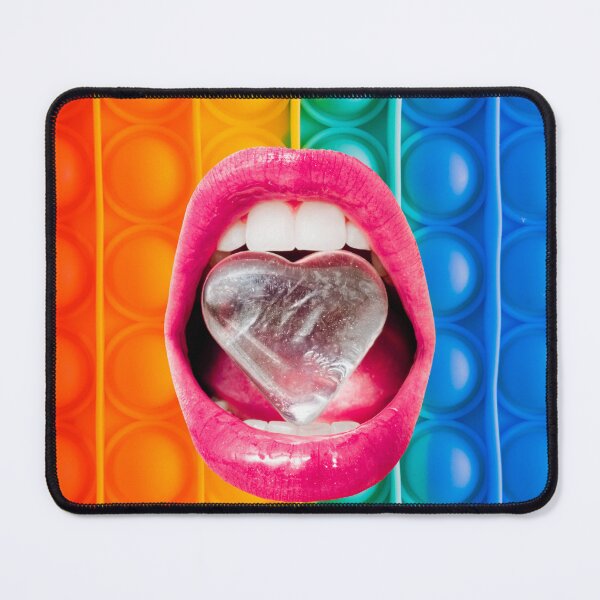 Item preview, Pop It Woman's Mouth with Heart Ice designed and sold by Samuel-Rox.