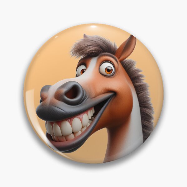 Item preview, Smile horse head designed and sold by manwithcolors.