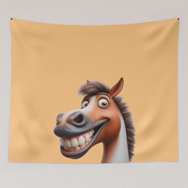 Item preview, Smile horse head designed and sold by manwithcolors.