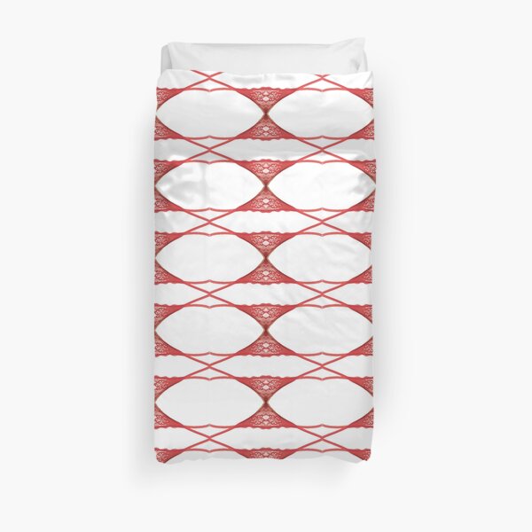 Tracery, garniture, symmetry, reiteration, repetition, repeat, recurrence, iteration Duvet Cover