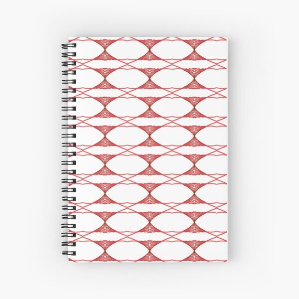 Tracery, garniture, symmetry, reiteration, repetition, repeat, recurrence, iteration Spiral Notebook