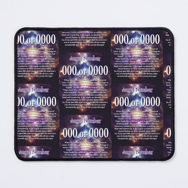 Item preview, Funny description for the Angel number 000 designed and sold by OCNau.