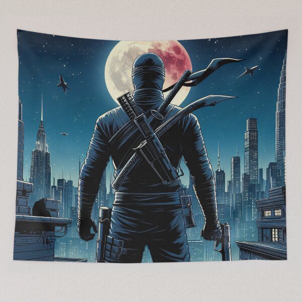 Item preview, Modern Comic Art, Ninja on the Roof 1 designed and sold by Salimgor Hangaround Music.