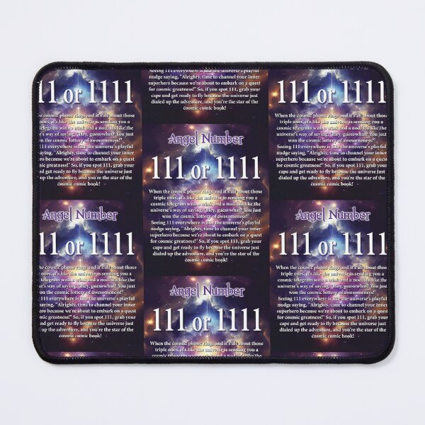 Item preview, Funny description for the Angel number 111 designed and sold by OCNau.