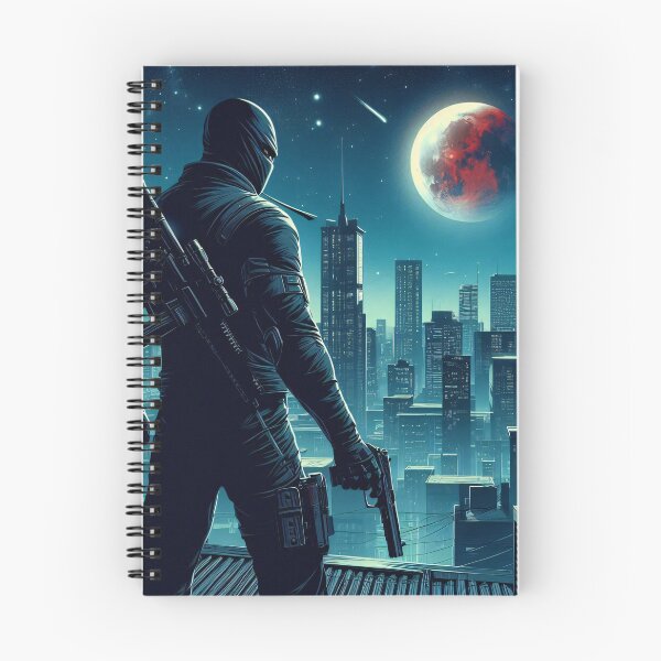 Item preview, Modern Comic Art, Ninja on the Roof 3 designed and sold by Salimgor Hangaround Music.