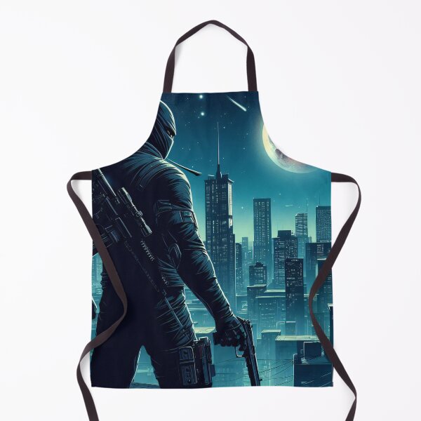 Item preview, Modern Comic Art, Ninja on the Roof 3 designed and sold by Salimgor Hangaround Music.