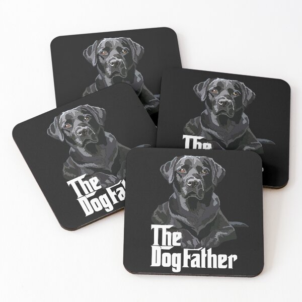 Item preview, The Dog Father Black Labrador Dog designed and sold by Just-Arts-4U.