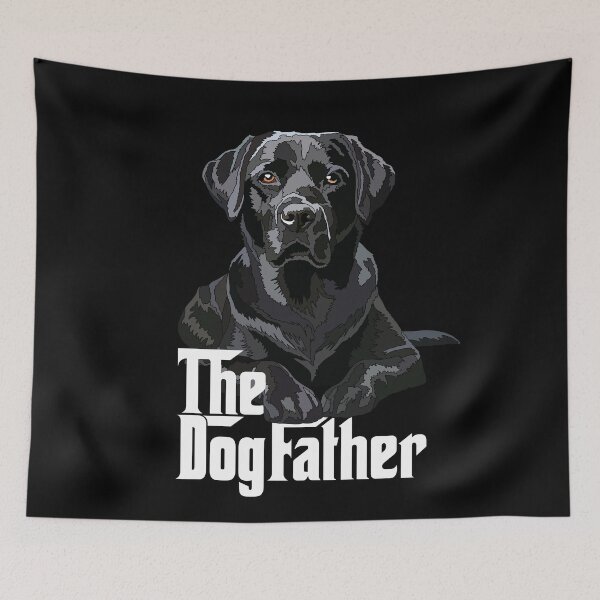 Item preview, The Dog Father Black Labrador Dog designed and sold by Just-Arts-4U.