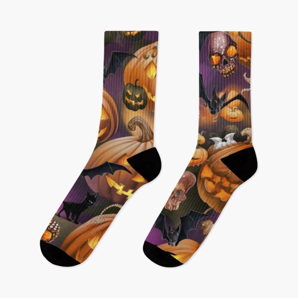 Item preview, Halloween pumpkins decorations pattern  designed and sold by Sha1726.