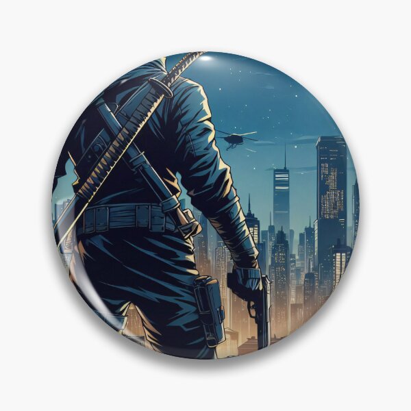 Item preview, Modern Comic Art, Ninja on the Roof 4 designed and sold by Salimgor Hangaround Music.