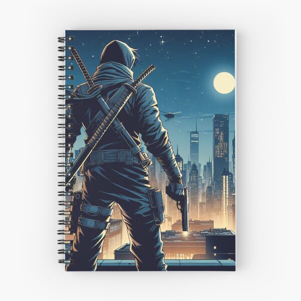 Item preview, Modern Comic Art, Ninja on the Roof 4 designed and sold by Salimgor Hangaround Music.