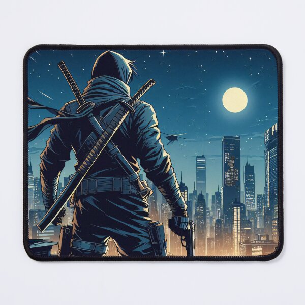 Item preview, Modern Comic Art, Ninja on the Roof 4 designed and sold by Salimgor Hangaround Music.