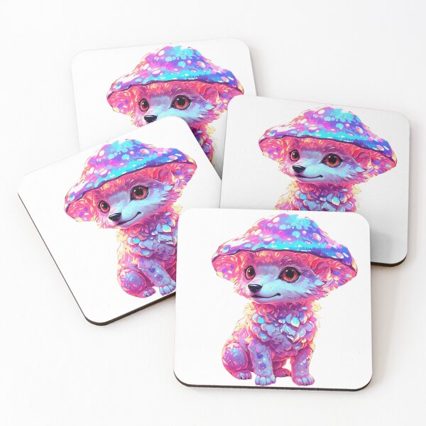 Item preview, Cute mushroom fox  designed and sold by LevCreates.